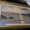 FRAMED PRINT OF THE SEA  32 X 26