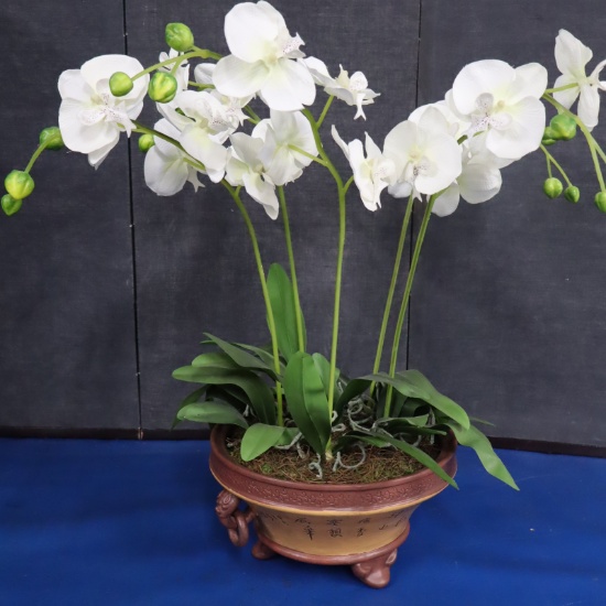 FAUX ORCHID ARRANGEMENT
