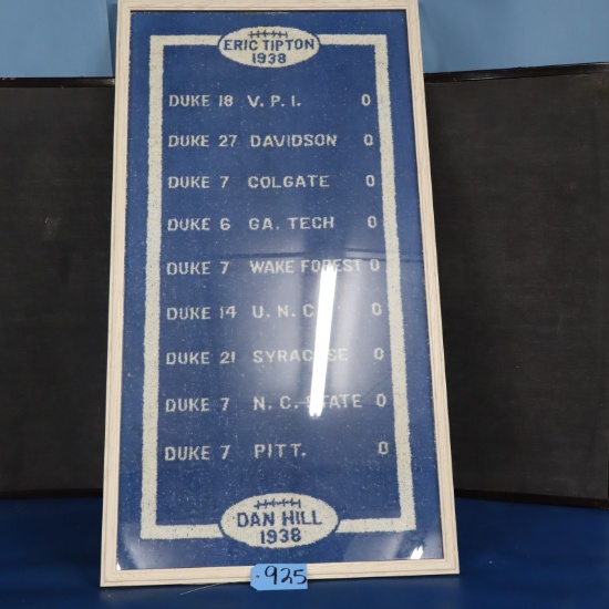 1938 FRAMED DUKE TOWEL
