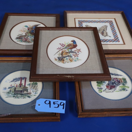 NEEDLEPOINT  5 PCS.  12 X 12