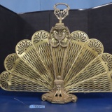 BRASS FIREPLACE SCREEN