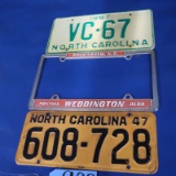 2 license plate covers