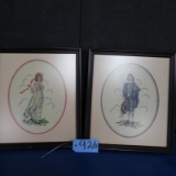 FRAMED NEEDLEPOINT PC
