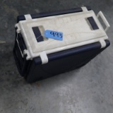 CAMPING COOLER MAKES INTO TABLE AND CHAIRS