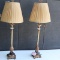 PR. OF BRASS BUFFET LAMPS