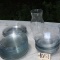 GLASS LOT OF PLATES AND BOWLS