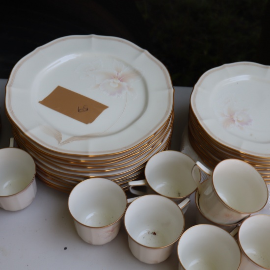 59 PCS. NORITAKE IVORY CHINA