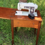 SEARS KENMORE SEWING MACHINE IN CABINET