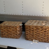2 WICKER CHESTS NEW  16