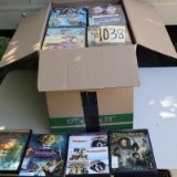 BOX OF DVDS