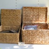 2 BASKETS OF MISC.