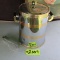 SILVERPLATED ICE BUCKET AND TONGS