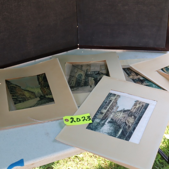 5 FRAMED PRINTS