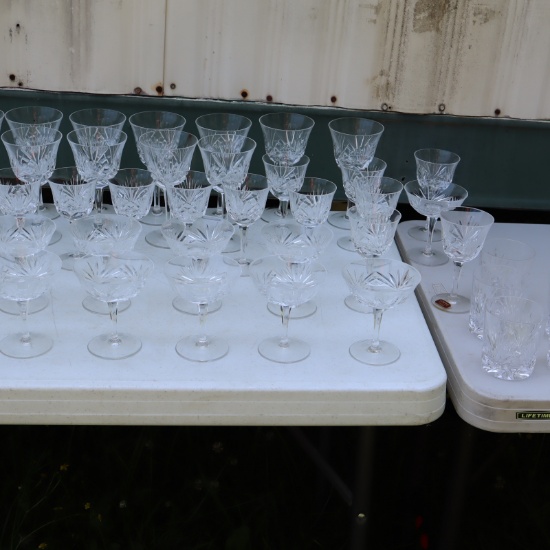 LRG. AMT. STEMWARE APPROX 70 PCS.