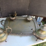 SILVER PLATED SERVING ITEMS