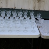 LRG. AMT. STEMWARE APPROX 70 PCS.