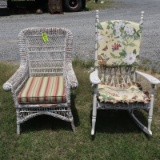 2 WICKER CHAIRS