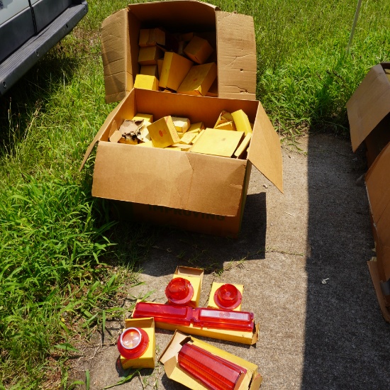 NEW IN BOX OLD CAR PARTS FOR FORD, CHEVY, BELAIR, CORVAIR, BISCAYNE BUICK, FORD