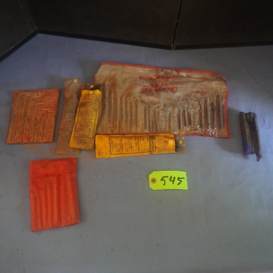 LOT OF ALLEN WRENCH SETS