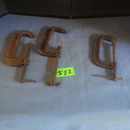 3 LRG. C CLAMPS