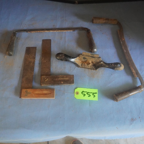 Stanley Drawing Knife & Framing Squares