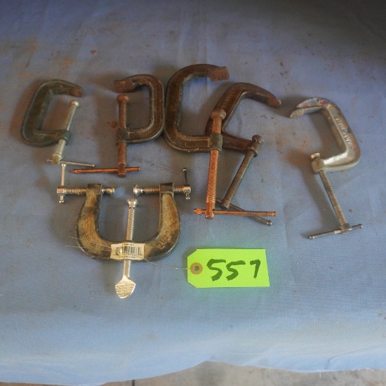 LOT OF C CLAMPS