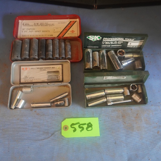 SOCKETS SETS, STANDARD & METRIC