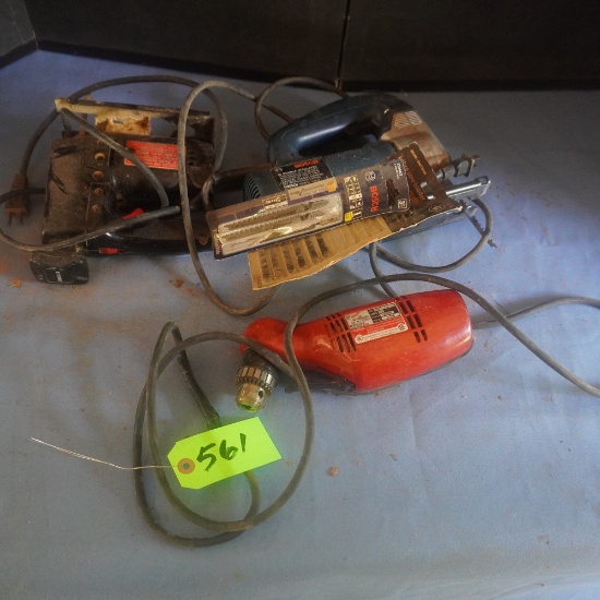 JIG SAWS BOSCH & CRAFTSMAN, MILWAUKEE REVERSING DRILL