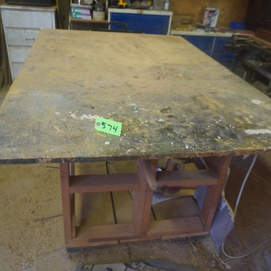 Work Table On Rollers