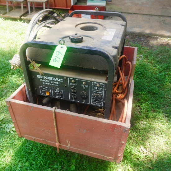 WAGON AND GENERAC GENERATOR 8 HP C400 SERIES