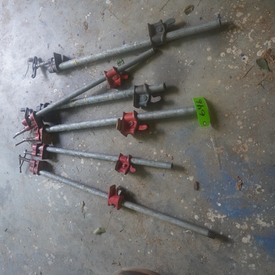 6 WOOD WORKERS CLAMPS