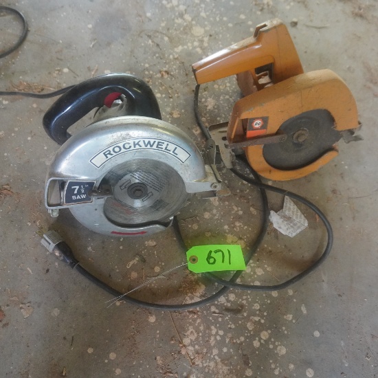 BLACK AND DECKER ROCKWELL SKIL SAWS
