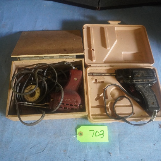 2 SOLDERING IRONS