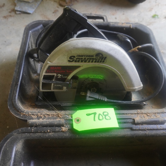 CRAFTSMAN 7-1/2 CIRCULAR SAW 2-1/4 HP