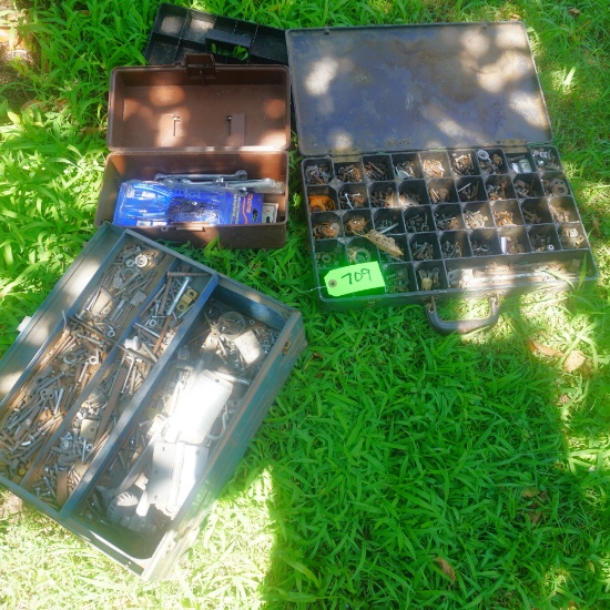 NAILS, BOLTS, SNAP RINGS, PLIERS
