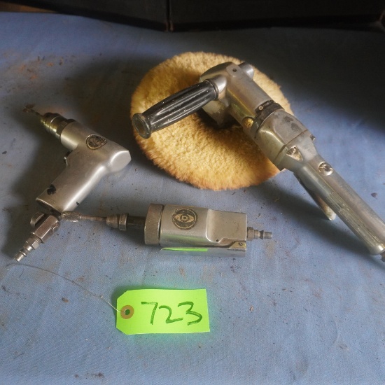 AIR PALM SANDER, DRILL, GRINDER