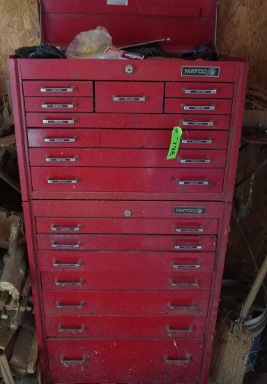 MATCO ROLL AROUND TOOL BOX & CONTENTS