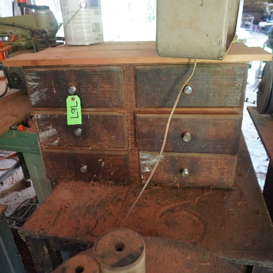 Wood Chest, Nails, Screws