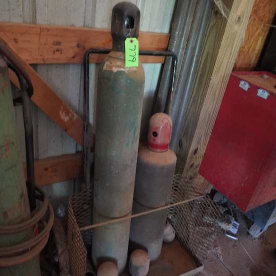 2 TANKS AND CART