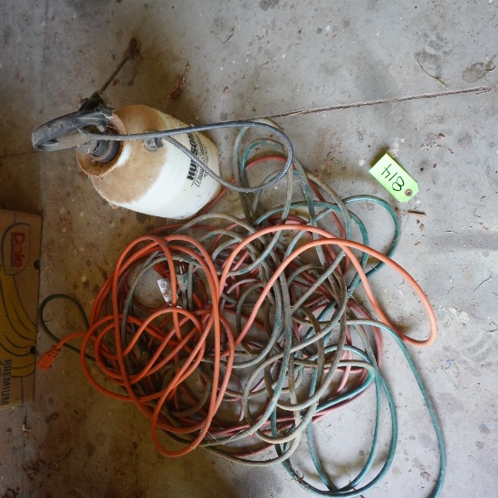 DROP CORDS AND SPRAYER