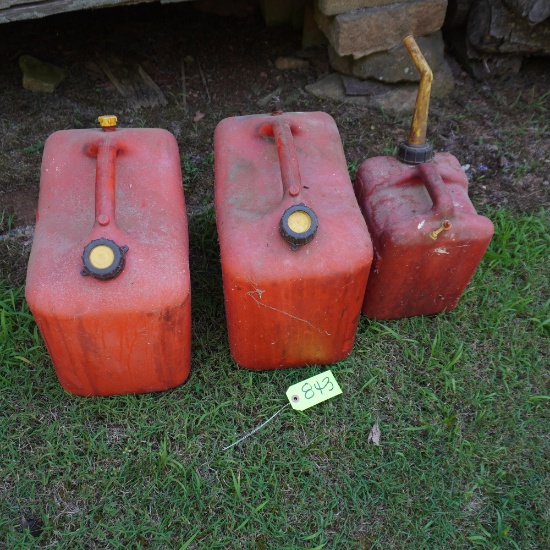 3 Gas Cans
