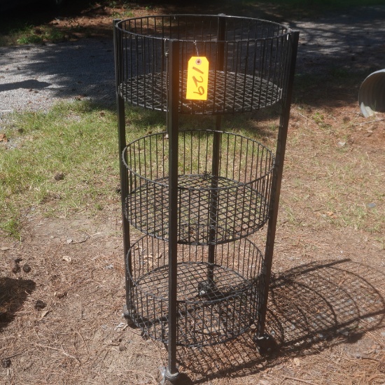 3 TIER METAL RACK