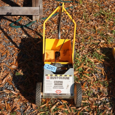 Rust Oleum Striping Machine