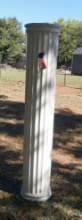 PLASTIC DISPLAY COLUMN 6 FT. TALL