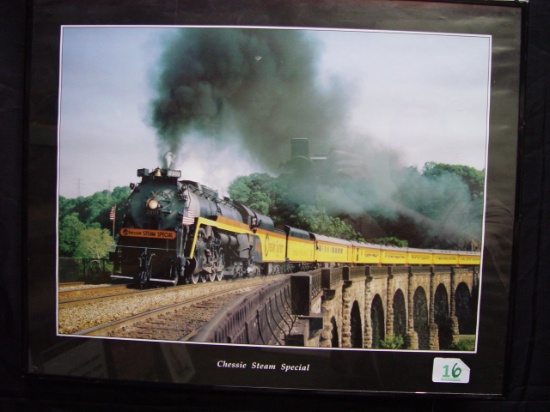 Framed print Chessie Steam Special 20x16