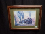 Framed and matted print Pennsylvania by Fogg 19x15
