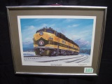 Framed print Great Northern RR “Battling the Grade” by Russ Porter 34/200 14x11