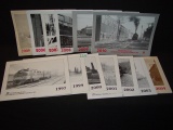 Calendar lot Monon Railroad Hist. Tech. Society 1997 & 1999-2010