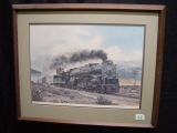 Framed and matted print Santa Fe by Fogg 25x21