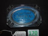 New York Central System RR rectangle ashtray